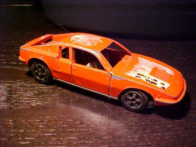 Politoys 571 - Matra Sport [oranje] 1/43, Hobby en Vrije tijd, Ophalen of Verzenden, Gebruikt, Auto, Overige merken