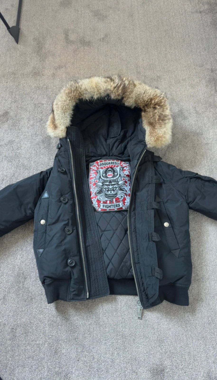 Zeldzame Dsquared2 Fighters Winterjas – Maat 46 (Nieuwstaat), Ophalen of Verzenden, Zo goed als nieuw, Maat 46 (S) of kleiner