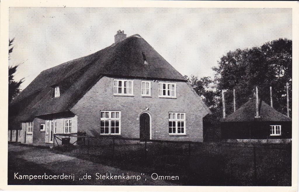 Ommen. Kampeerboerderij "de Stekkenkamp"., Verzenden, 1960 tot 1980, Gelopen, Overijssel