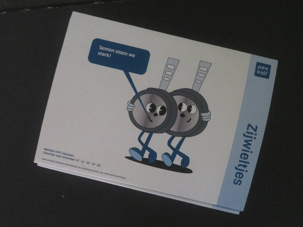 Zijwieltjes (metaal) PexKids, Zijwieltjes, Gebruikt, PexKids, Ophalen of Verzenden