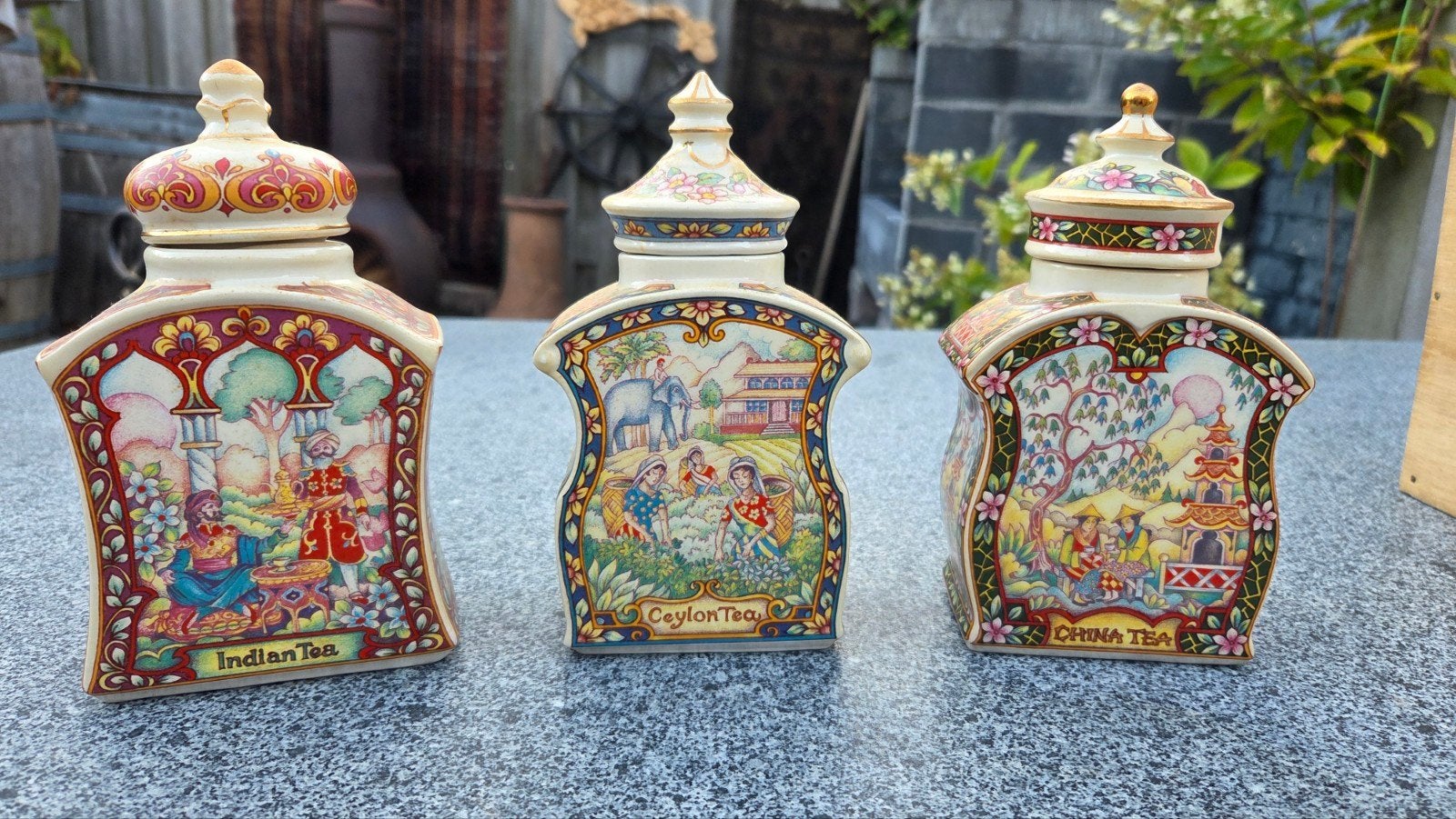 3 stukjes antieke Engelse porselein, Ophalen of Verzenden