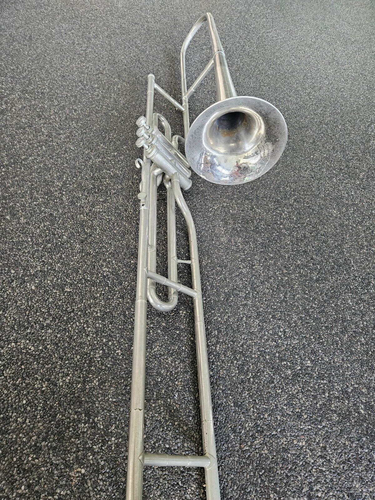 (Antieke) Ventieltrombone Gras Brevet - Decoratie/Mancave, Ophalen, Gebruikt, Overige typen