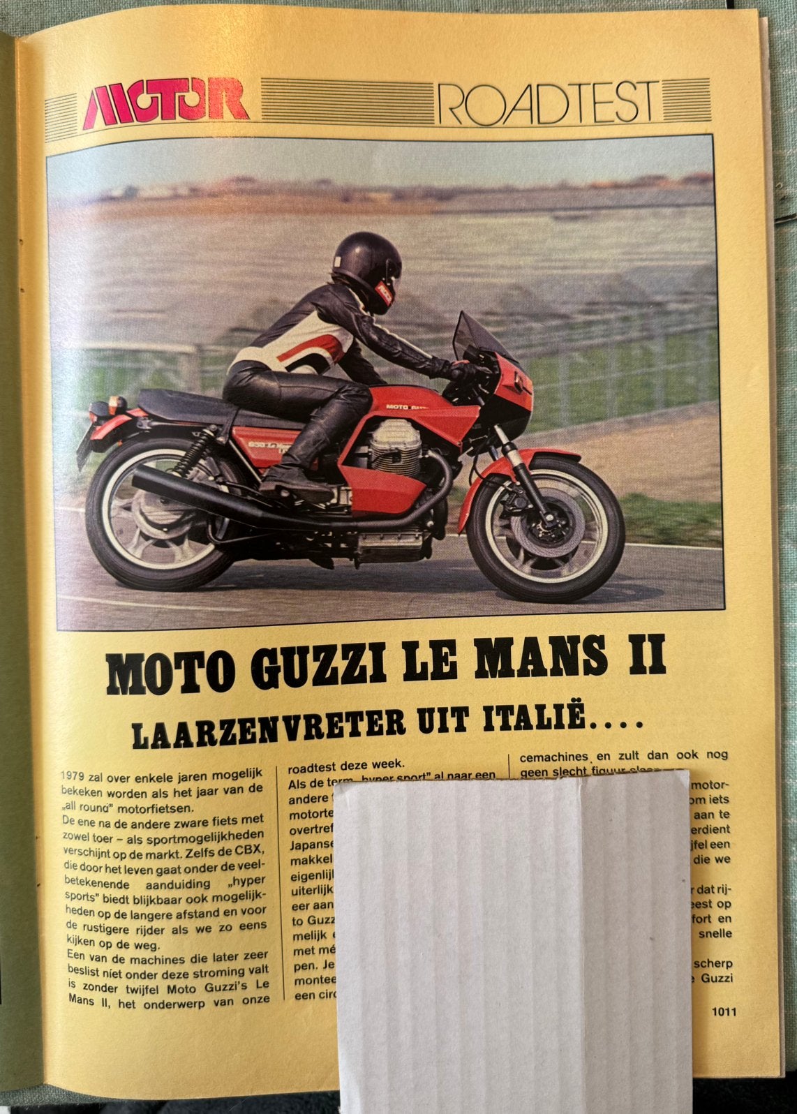 Test 1979 Moto Guzzi Le Mans 2, Verzenden, Zo goed als nieuw