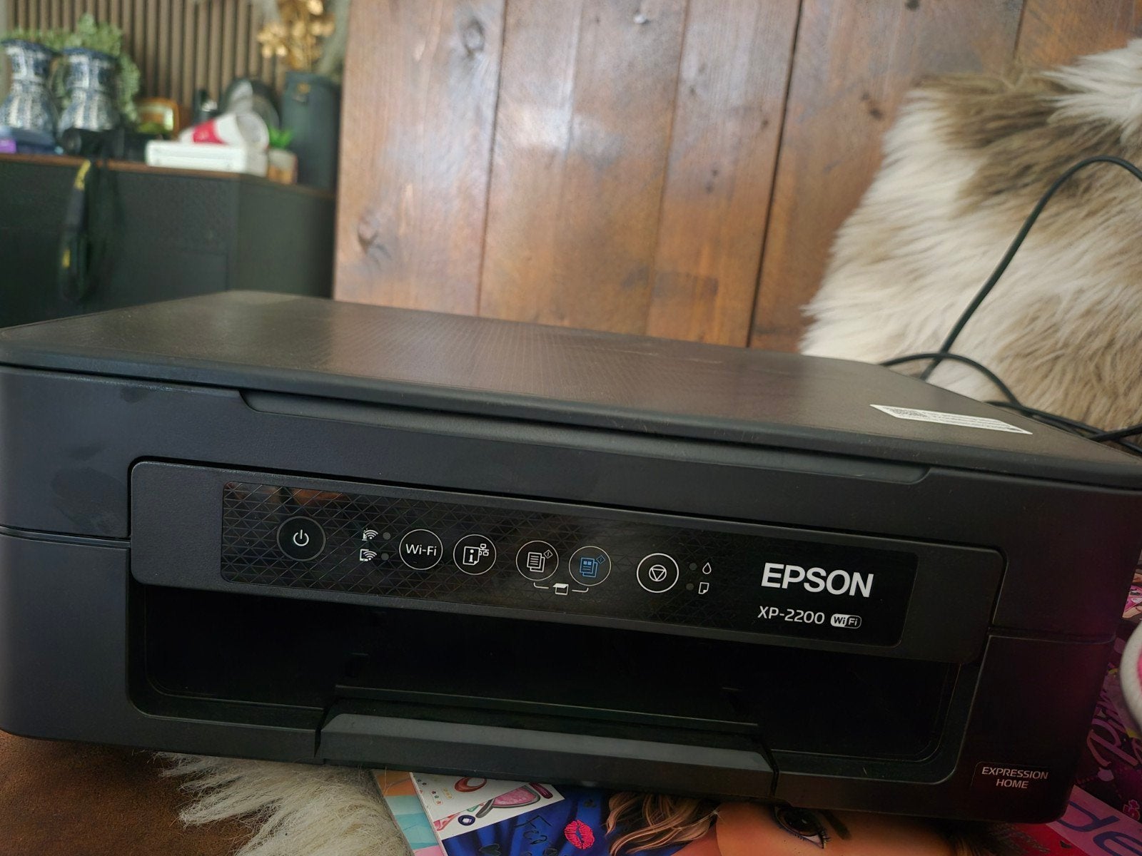 Epson XP-2200 printer - Goede staat, nieuwe inkt nodig, Computers en Software, Printers, Kleur printen, Gebruikt, All-in-one, Draadloos