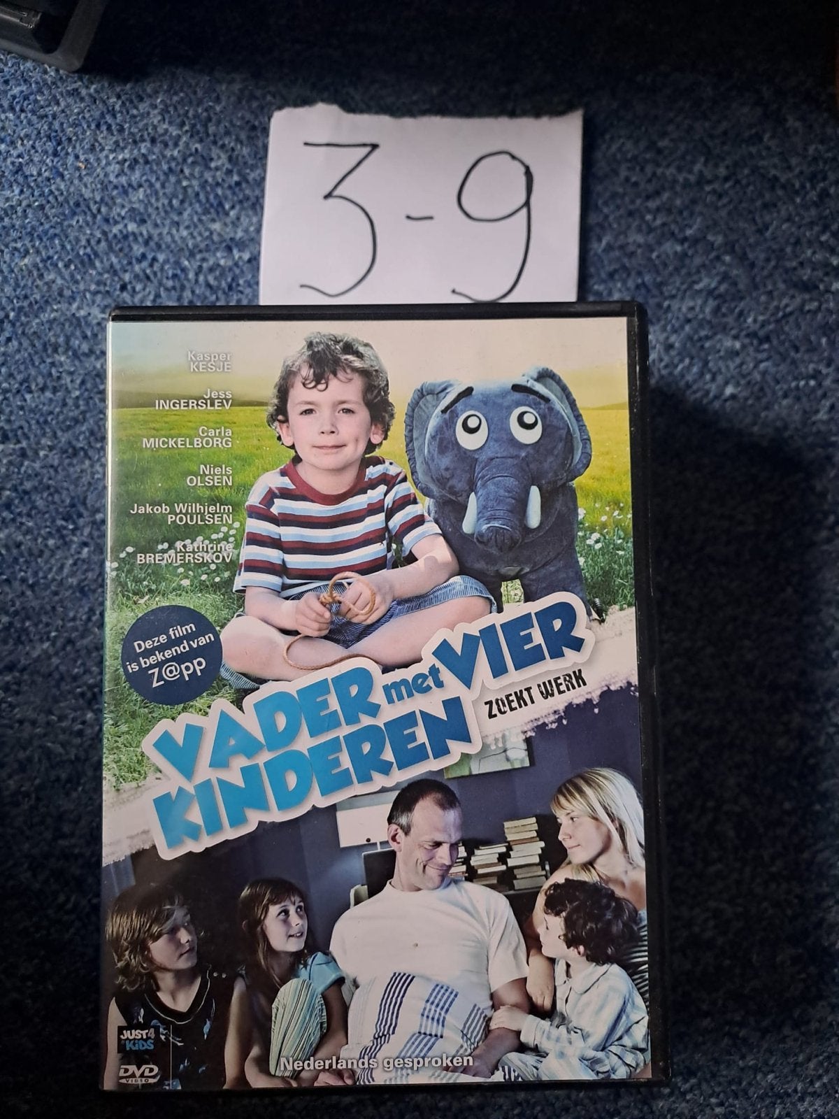 Vader met Vier Kinderen - Zoekt Werk (DVD), Gebruikt, Alle leeftijden, Familie, Film