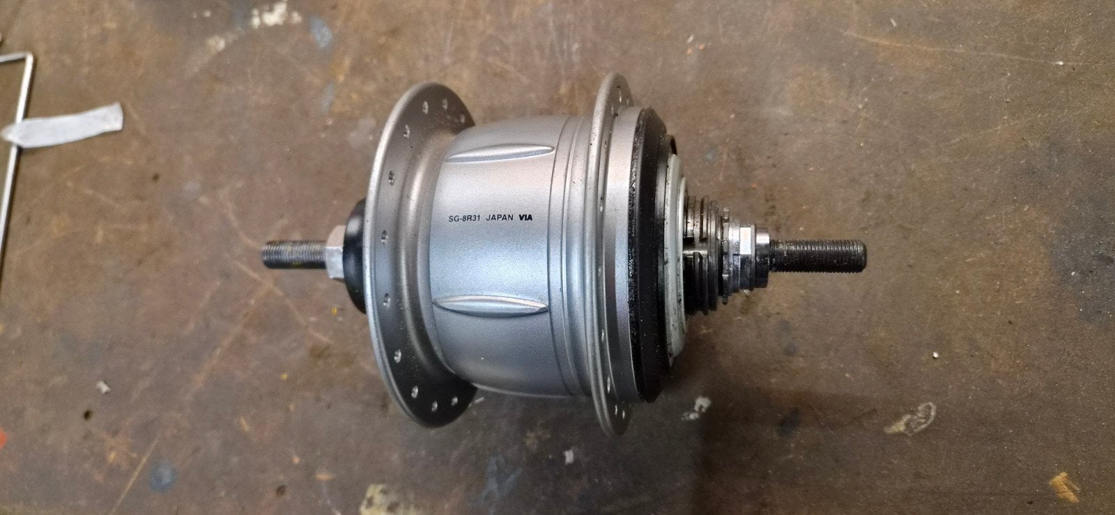 Shimano Nexus 8-speed naafversnelling, Elektrische fiets, Gebruikt, Overige materialen, Ophalen of Verzenden