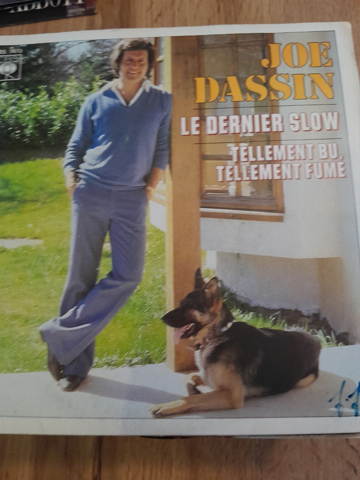 joe dassin 7 inch le dernier slow, Ophalen of Verzenden, Zo goed als nieuw, Pop
