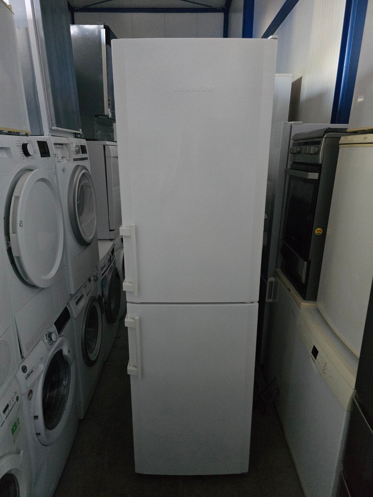 Keurige ruime Liebherr No-Frost koelvriescombinatie! Witgood, 200 liter of meer, 60 cm of meer, Liebherr, Liebherr