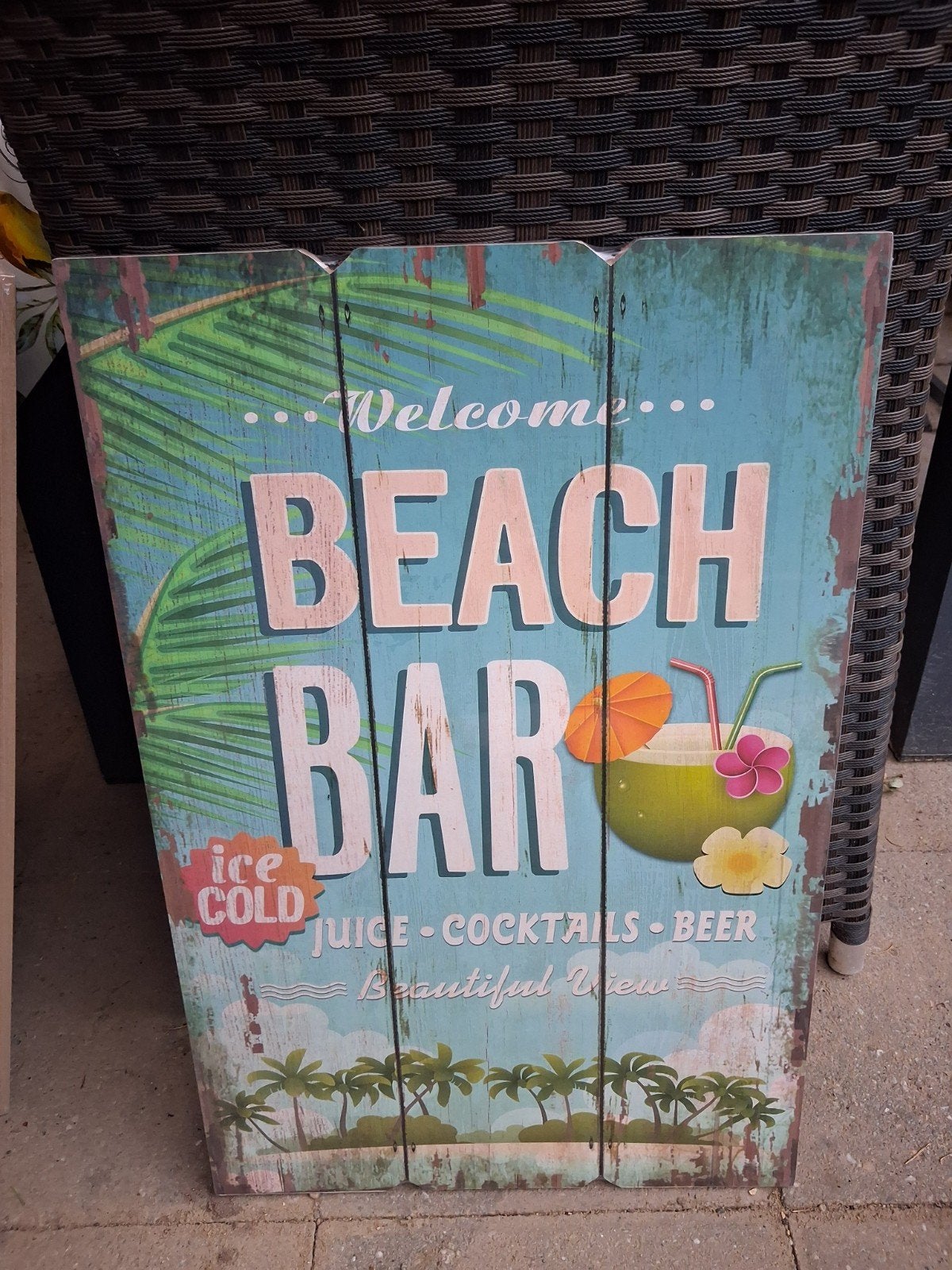 Ibiza Beach Bar Coctails  Style Wandbord
38x58 cm
Hout
Let, Verzenden, Nieuw, Pijls en zonen, Nvt