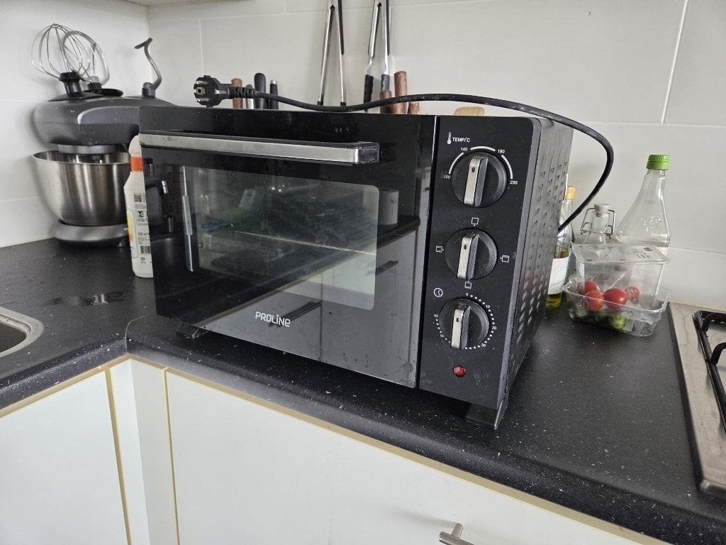 mini oven, Huis en Inrichting, Keuken | Keukenbenodigdheden, Ophalen, Zwart, Metaal, Overige merken