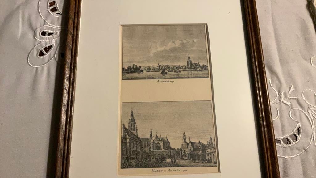 Ets arnhem, naar 1742, Ophalen of Verzenden, Voor 1940, Zo goed als nieuw, Dier