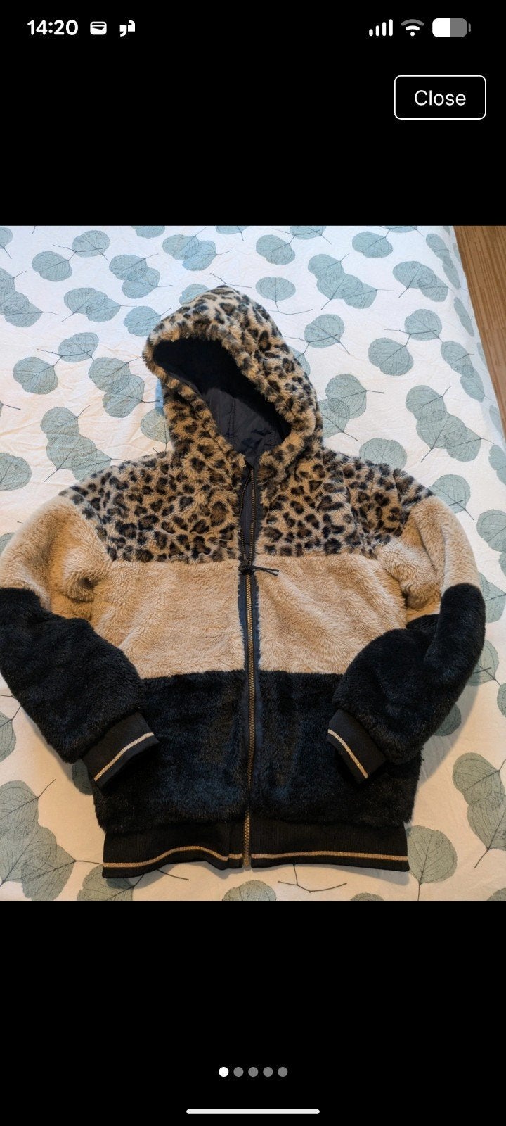 Omkeerbaar Kinderjack  maat 146