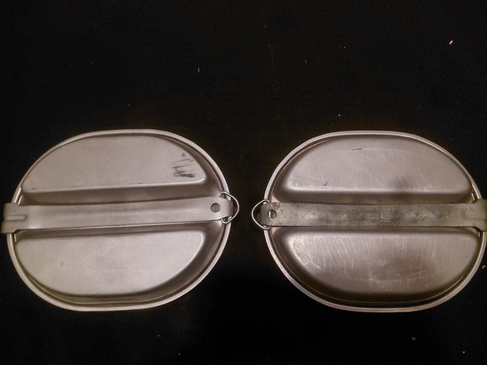 Twee originele WOII Amerikaanse mess tins (eetblikken), Ophalen of Verzenden, Landmacht, Amerika, Overige typen