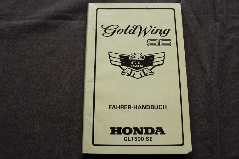 Honda GL1500 SE 1995 motorrad fahrer handbuch Goldwing, Ophalen of Verzenden, Honda