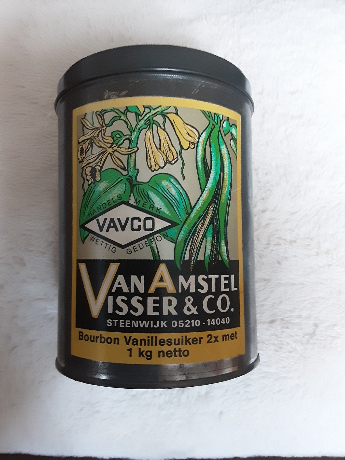 VAN AMSTEL VISSER & CO , Oud Blik., Ophalen of Verzenden, Gebruikt, Overige