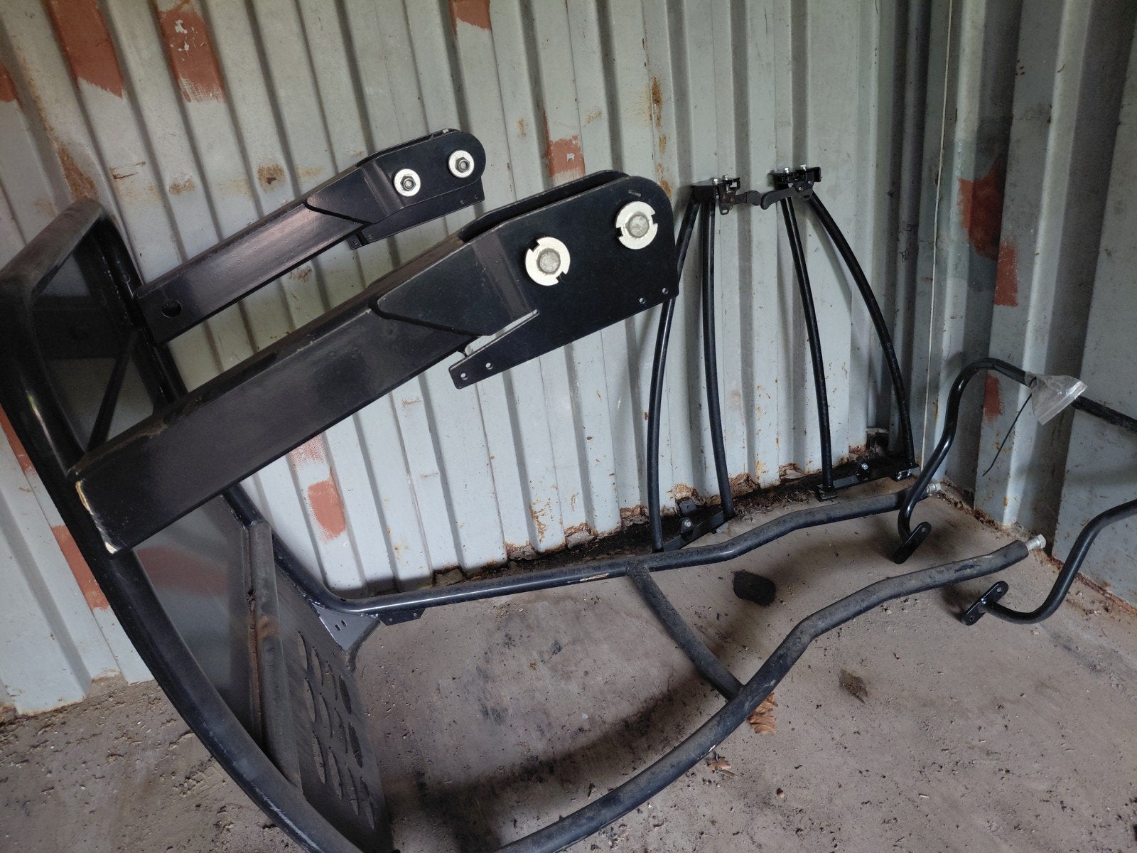 Giant shovel, Ophalen, Deur