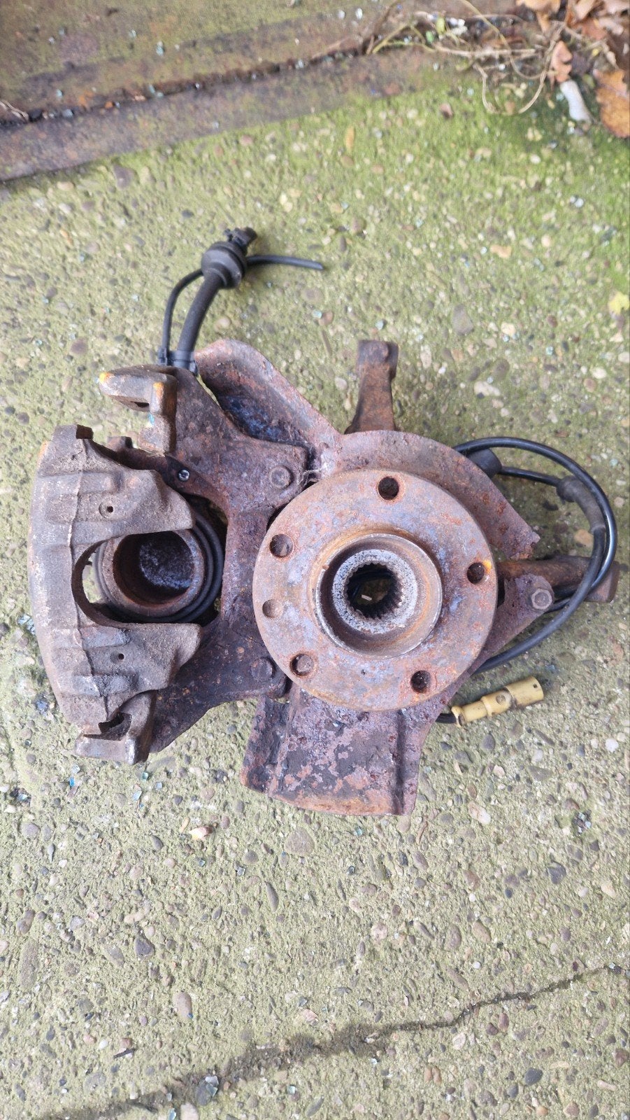 Alfa Romeo 916 Spider/GTV fusee, wielnaaf met abs sensor, Ophalen of Verzenden, Gebruikt, Alfa Romeo