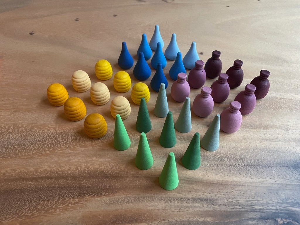Grapat 36x mix & match:druppels,honingraten,kegels en flesje, NL, Nieuw, Ophalen of Verzenden, Info@handmadebycharlie.nl