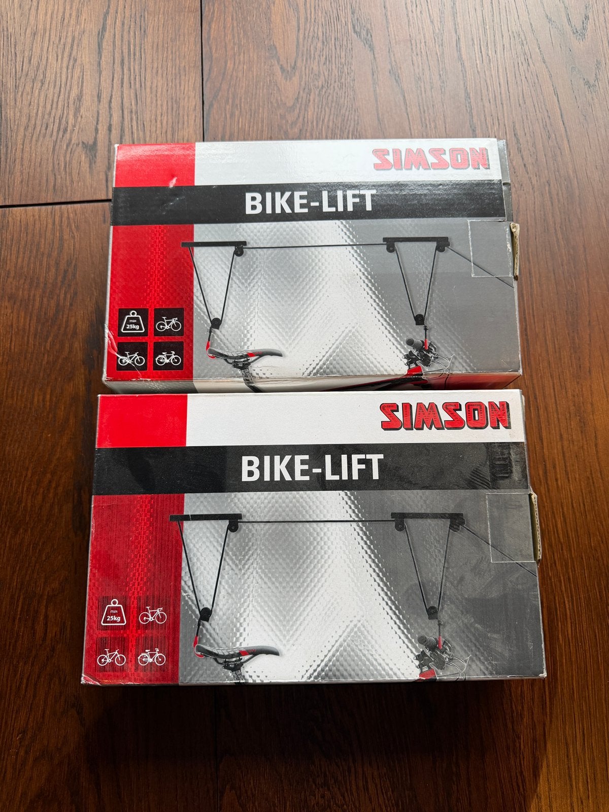 Simson bike lift - fiets ophangsysteem, Ophalen of Verzenden, Zo goed als nieuw, Gelijkstroom, Overige merken