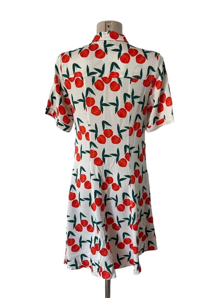 Fabienne Chapot jurk S, Kleding | Dames, Jurken, Ophalen of Verzenden, Zo goed als nieuw, Rood, Onder de knie