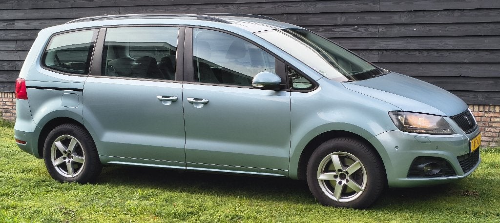 Seat Alhambra 1.4 TSI 110KW 2012 Blauw 7 persoons, Auto's, Voorwielaandrijving, Euro 5, Stof, 1800 kg