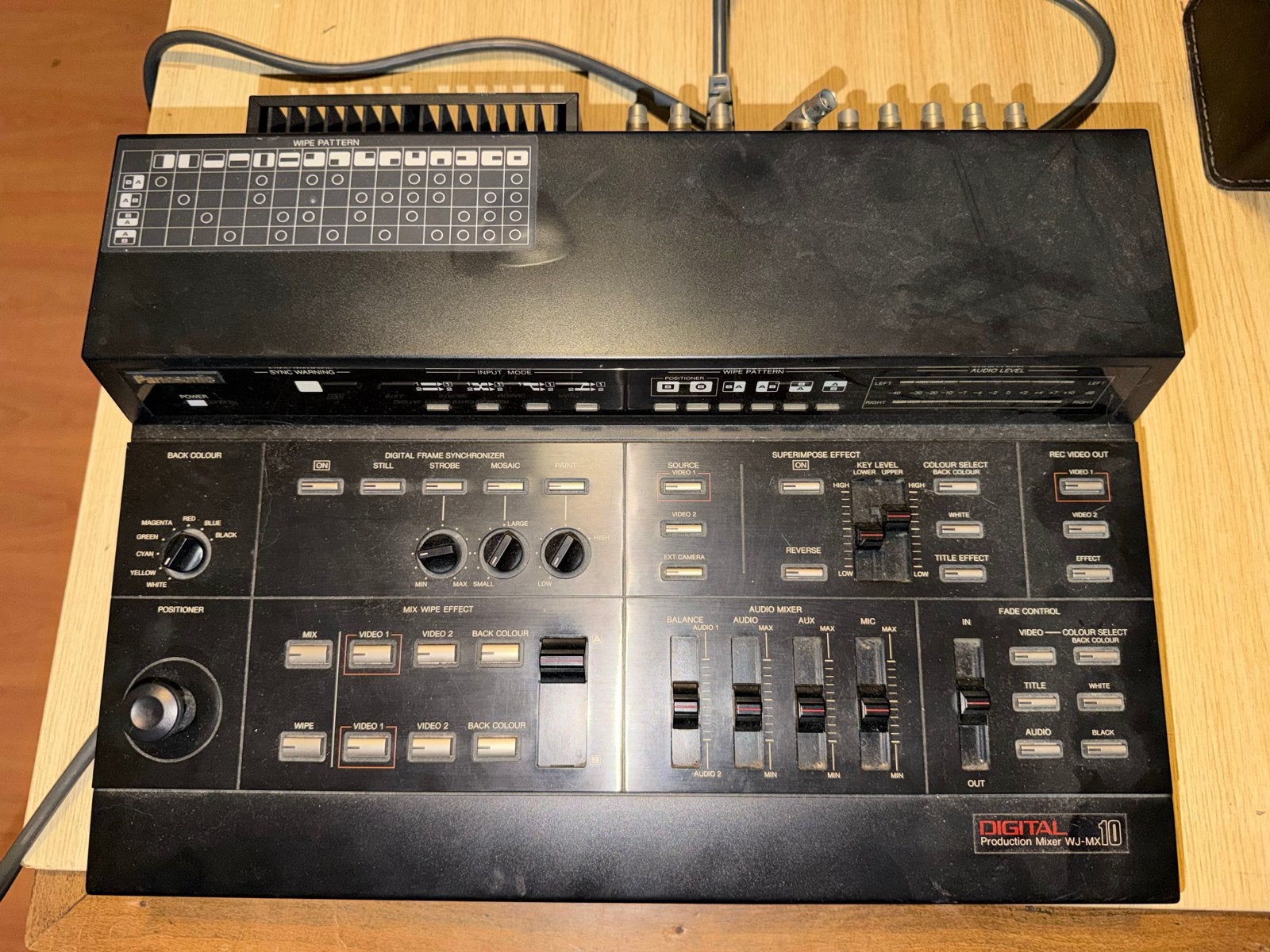 Vintage Panasonic WJ-MX10 Digitale Productie Mixer, Ophalen of Verzenden, Gebruikt, Video