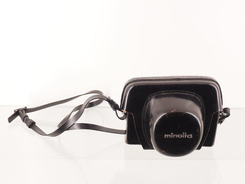 Originele vintage Minolta Hi-Matic Lederen Paraattas, Audio, Tv en Foto, Ophalen of Verzenden, Gebruikt, Compact, Minolta