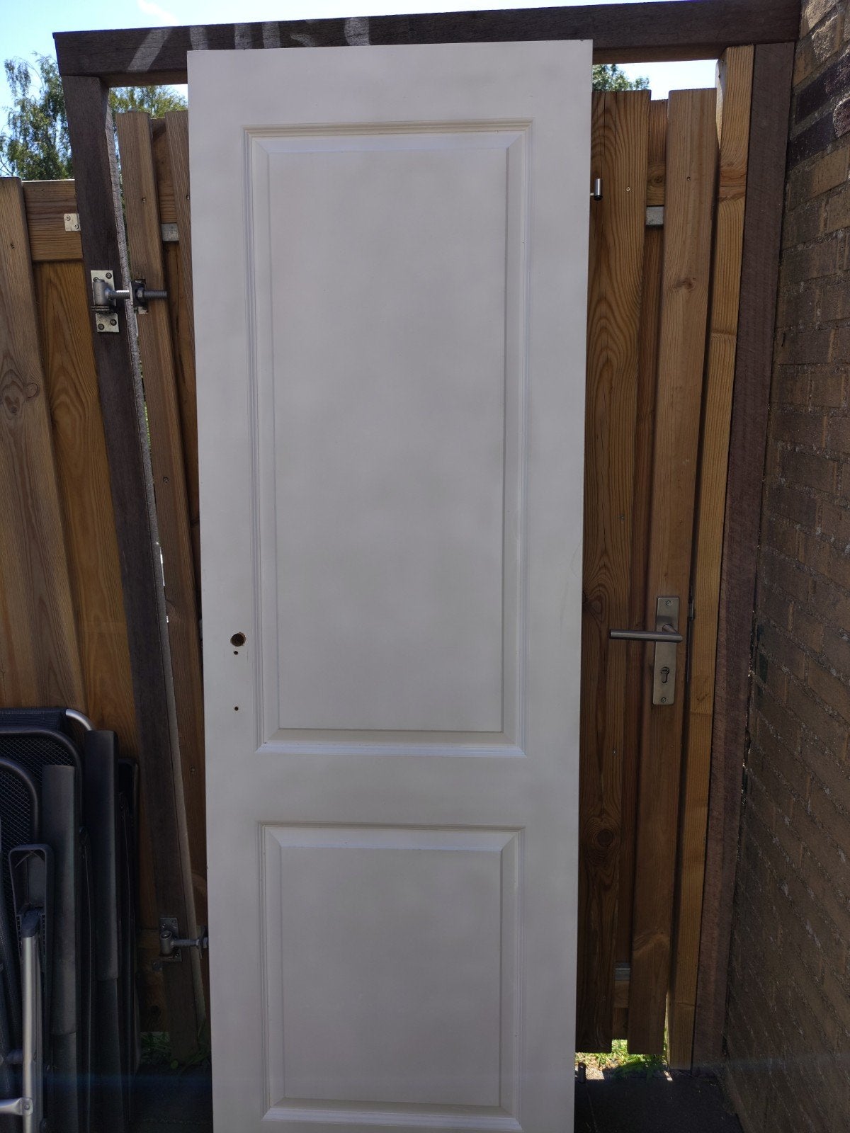 Boarddeur UV Gelakt Opdek Links 63x201,5 cm, Ophalen, Minder dan 80 cm, Binnendeur, Zo goed als nieuw