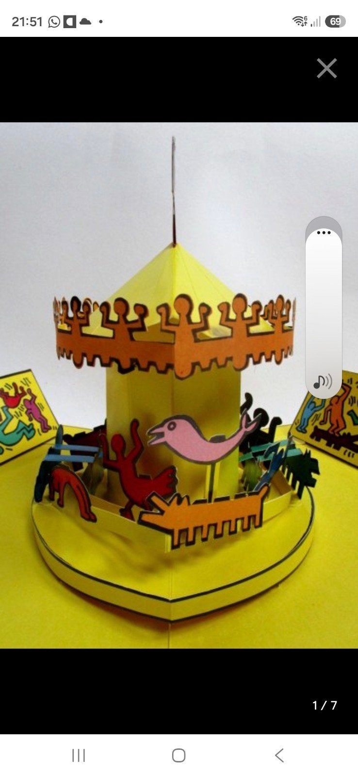 Keith Haring Pop-up Boek Luna Luna Carousel, Ophalen of Verzenden, Zo goed als nieuw, Keith Haring