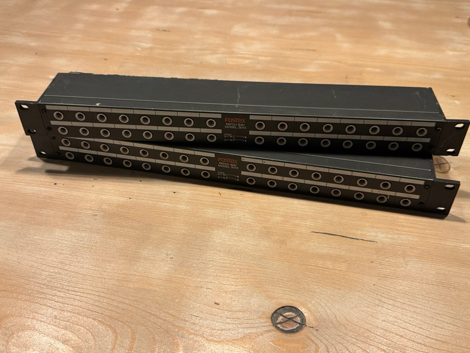 2x Fostex Patch Bay Model 3013, Ophalen, Zo goed als nieuw