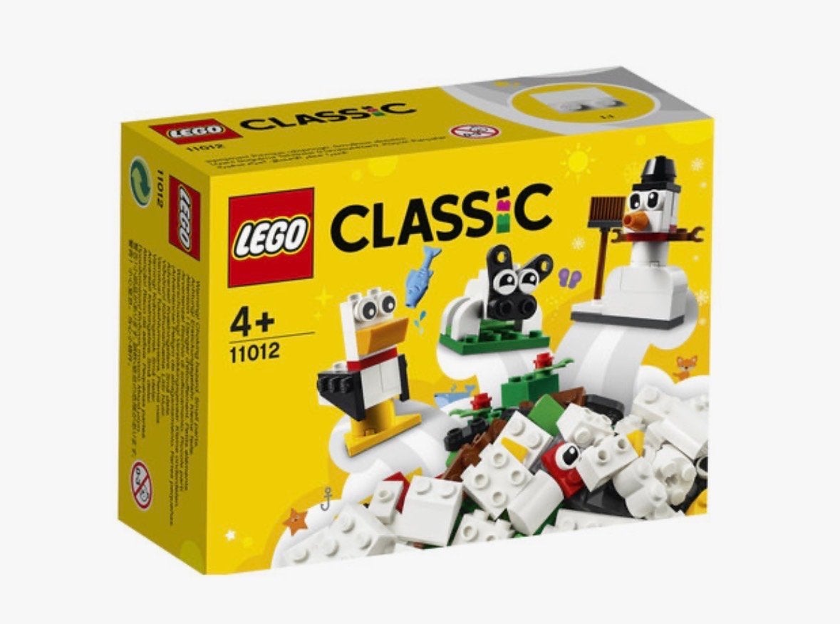 Lego Classic 11012 Creatieve Witte Bouwstenen met instructie, Lego, Ophalen of Verzenden, Compleet, Creator
