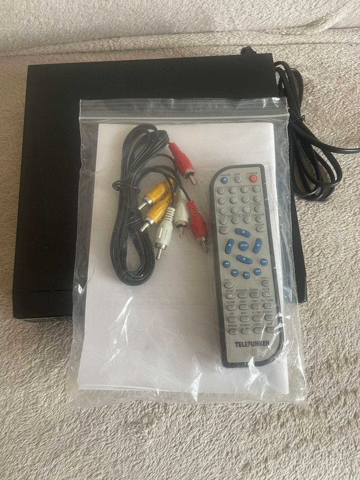 Telefunken DVD 2205 NIEUW - Ongebruikte Dvd-speler, Draagbaar, Nieuw, Ophalen of Verzenden, Overige merken