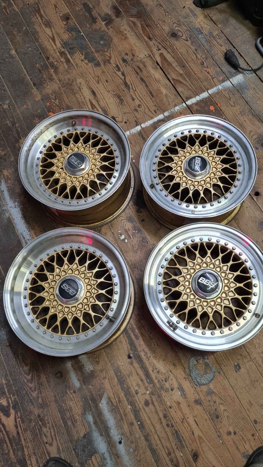 BBS RS 16 inch velgen, Auto-onderdelen, Banden en Velgen, Velg(en), Zomerbanden, 16 inch, Gebruikt, Ophalen