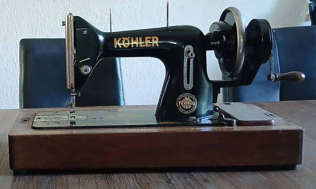 antieke naaimachine KÖHLER, Antiek en Kunst, Antiek | Naaimachines, Ophalen