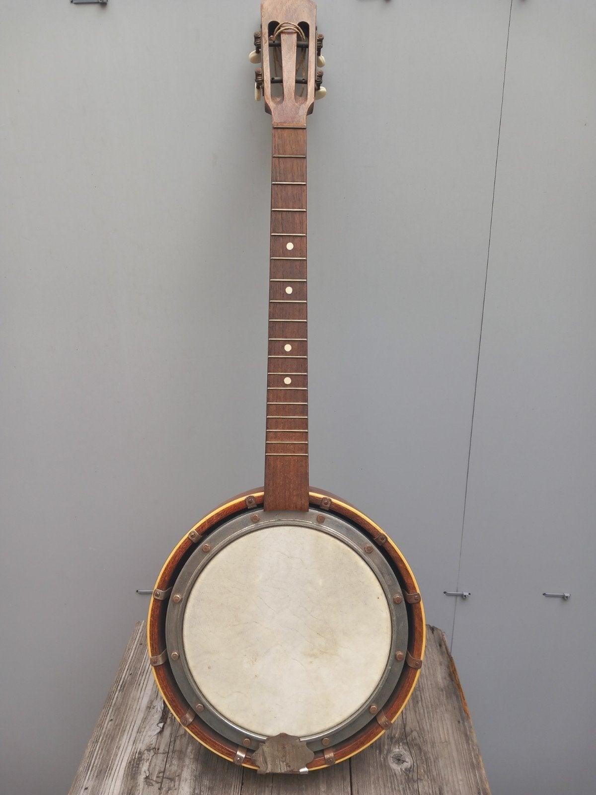 Oude banjo, Ophalen of Verzenden, Gebruikt
