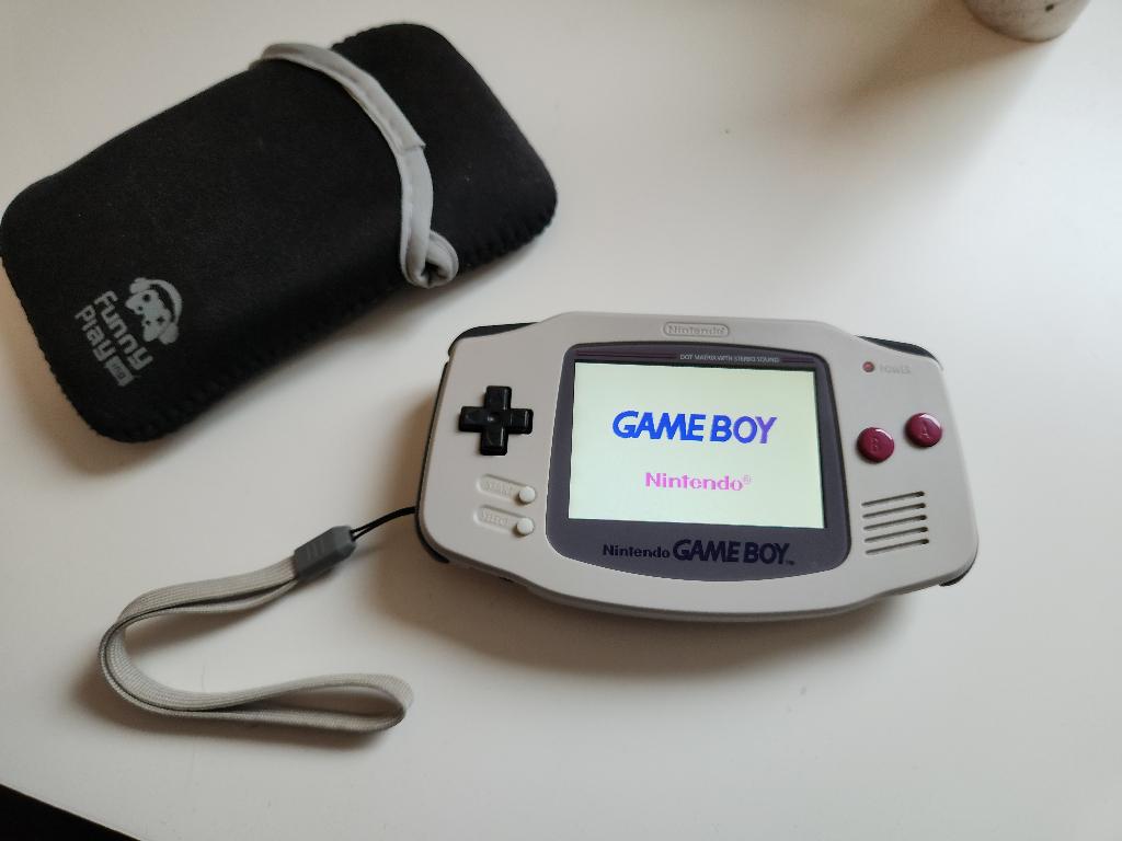 GBA Gameboy Advance met IPS scherm, Ophalen of Verzenden, Zo goed als nieuw, Game Boy Advance