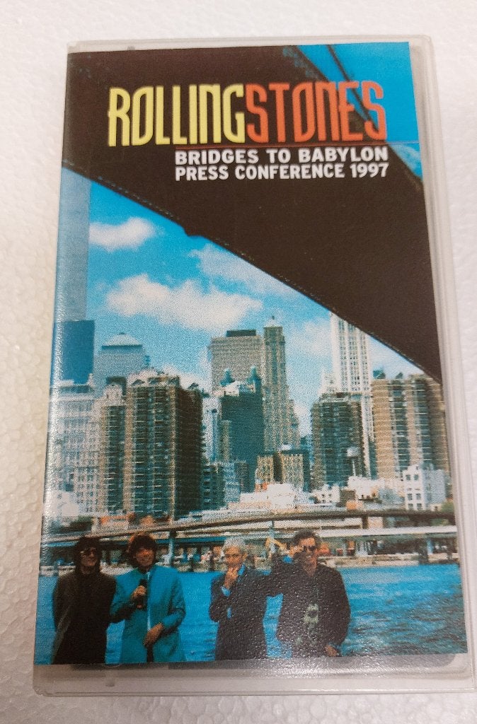 Rolling Stones PROMO VIDEO Press Conference 1997 Bridges to, Gebruikt, Gebruiksvoorwerp, Verzenden, NvT