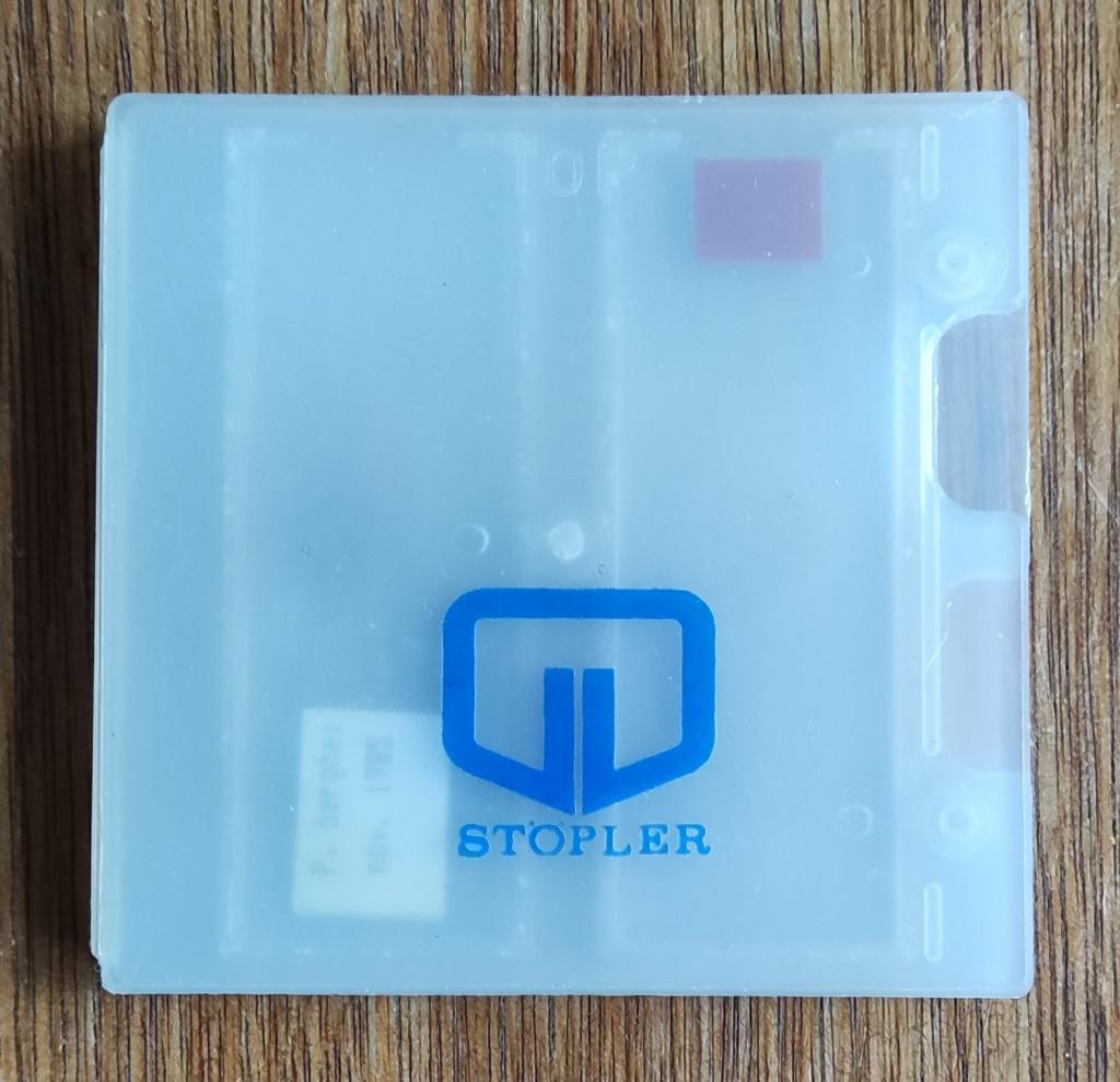2 STOPLER microscoop glaasjes, Antiek en Kunst, Ophalen of Verzenden