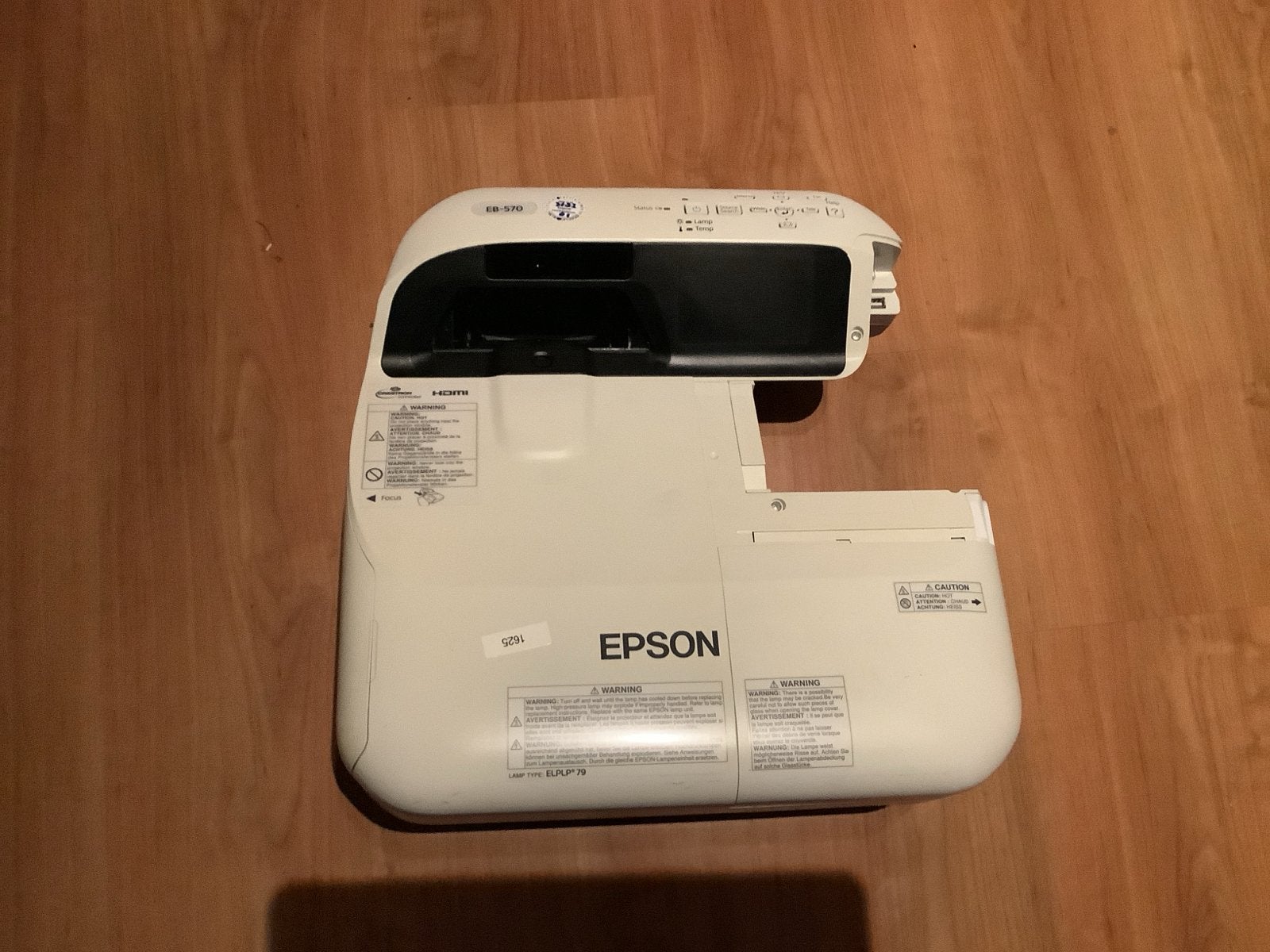 Epson EB-570 Shortthrow Beamer Projector, Ophalen of Verzenden, Gebruikt, LCD, HD (720)