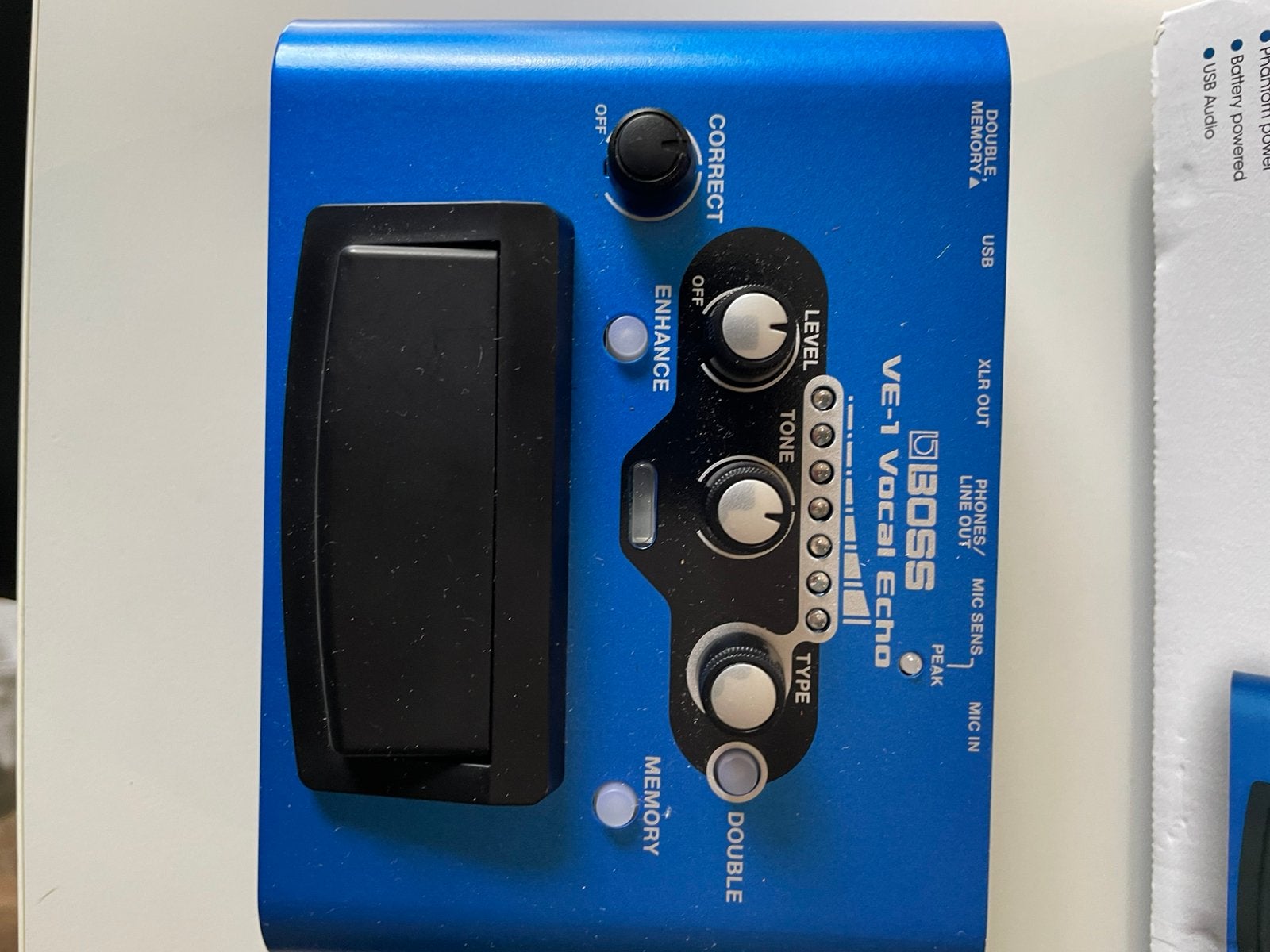 Boss VE 1. Vocal echo, Muziek en Instrumenten, Ophalen of Verzenden, Zo goed als nieuw