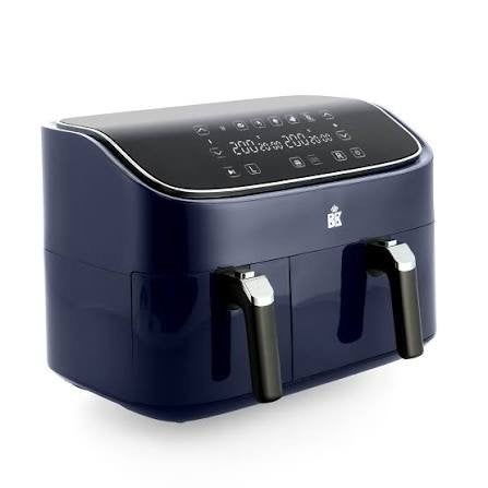 BK XXXL Supreme Dubbele Airfryer - 9L (3+6L) PFAS-vrij, Ophalen of Verzenden, Nieuw, Airfryer XXL, 1500 gram of meer