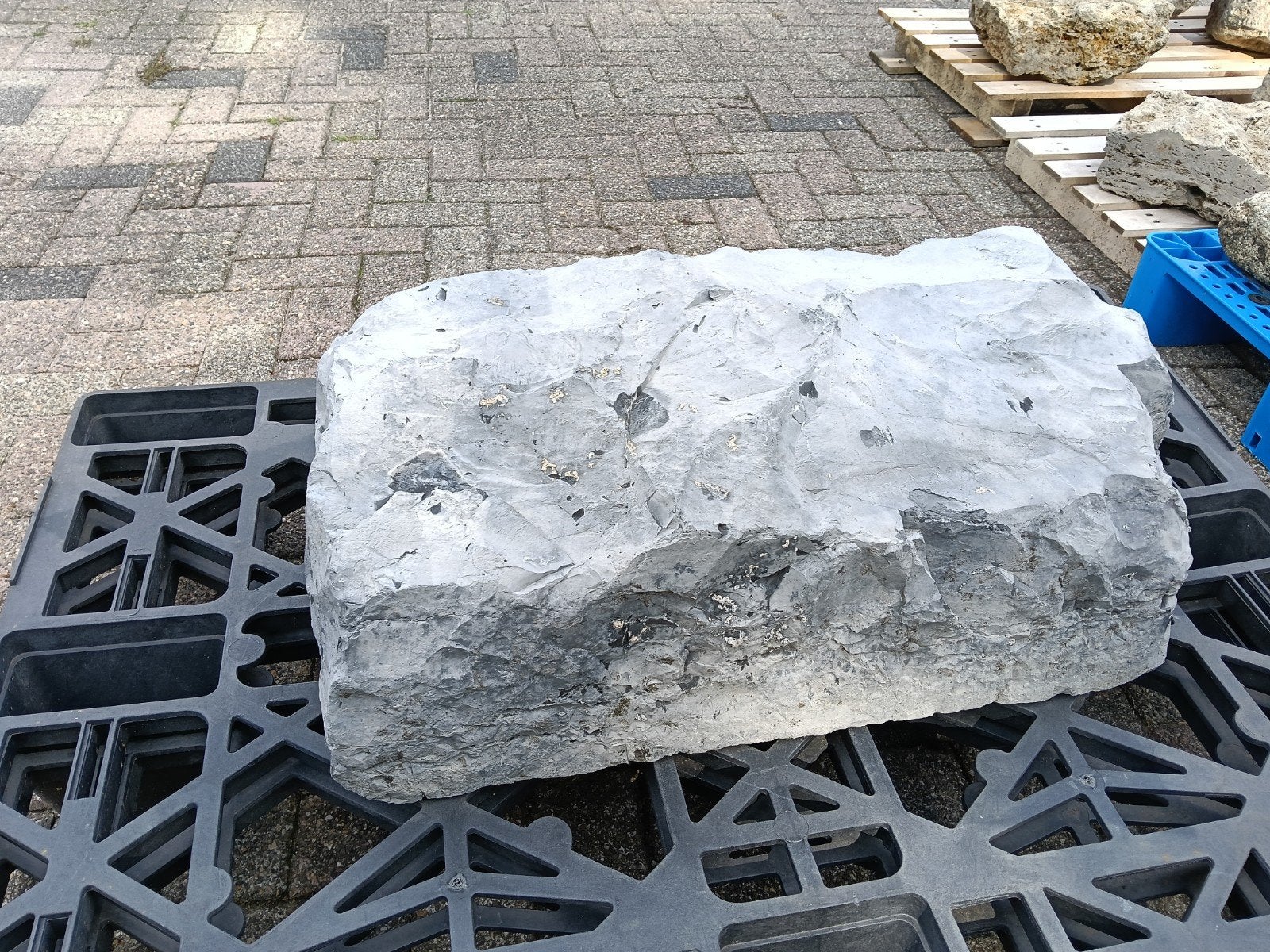 Hardsteen blok arduin, Ophalen, Gebruikt, Grijs, Kei