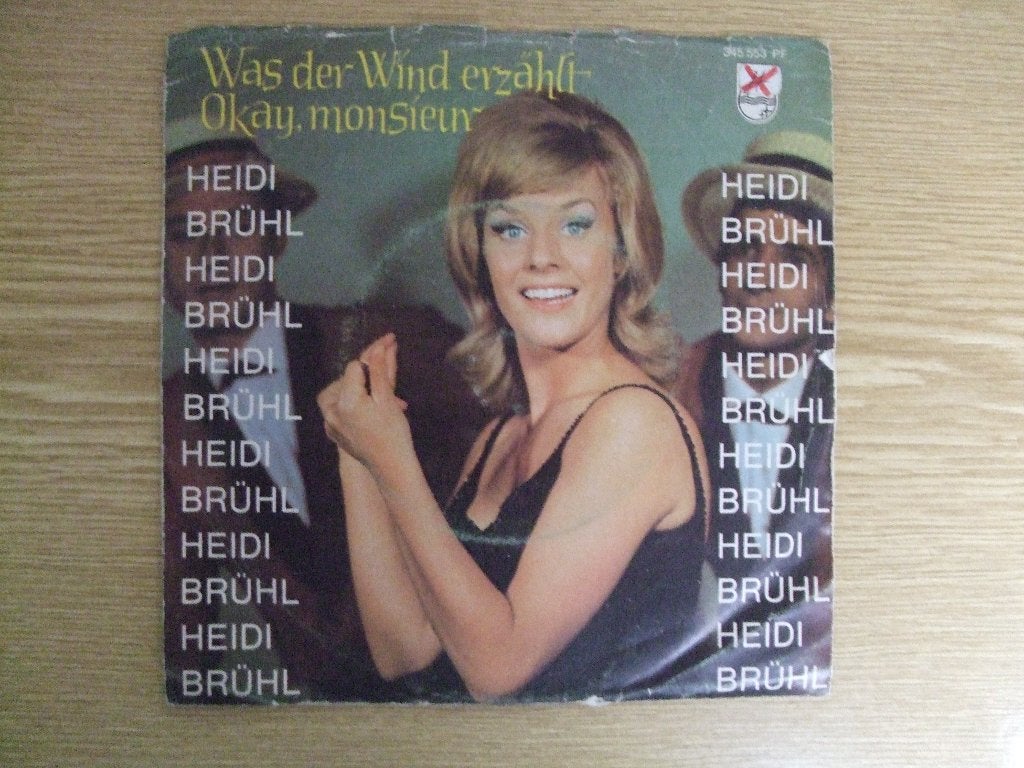 HEIDI BRUHL    WAS DER WIND ERZAHLT / OKAY, MONSIEUR, 7 inch, Ophalen of Verzenden, Zo goed als nieuw, Pop