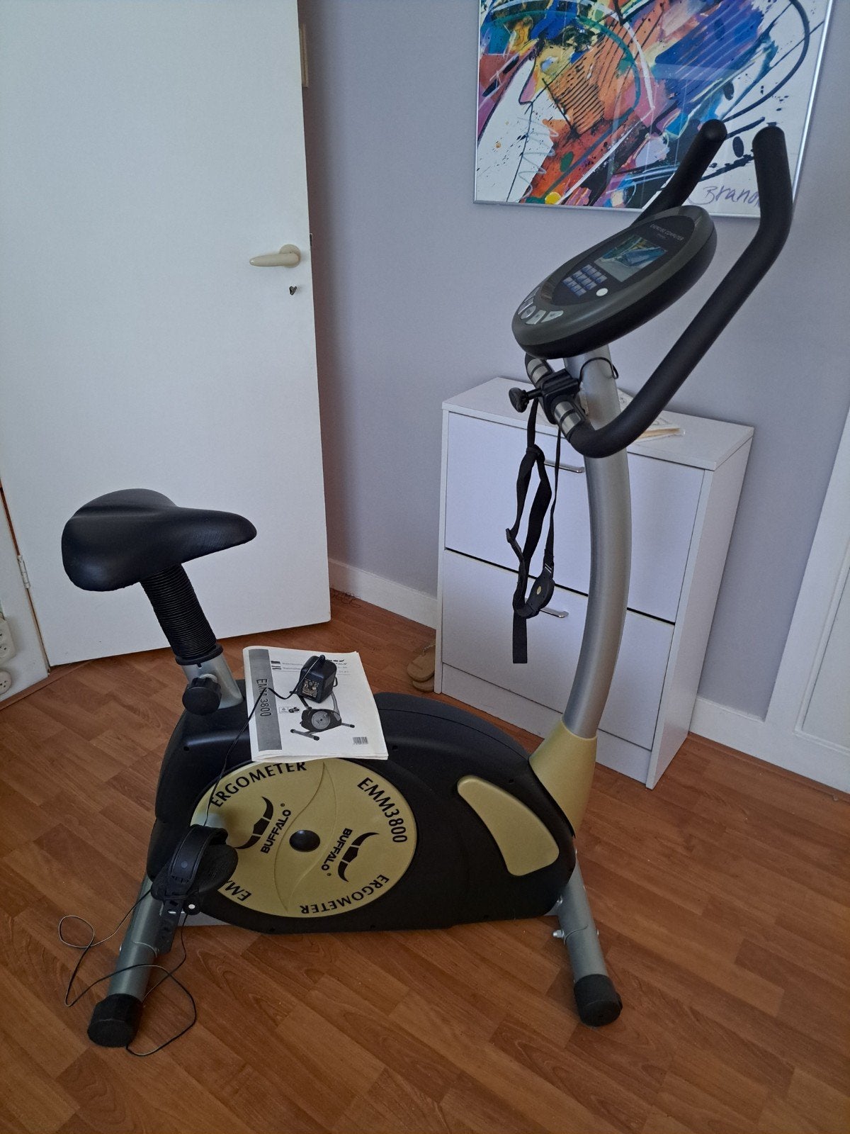 Buffalo Ergometer EMM3800 Hometrainer, Ophalen, Gebruikt, Metaal, Benen
