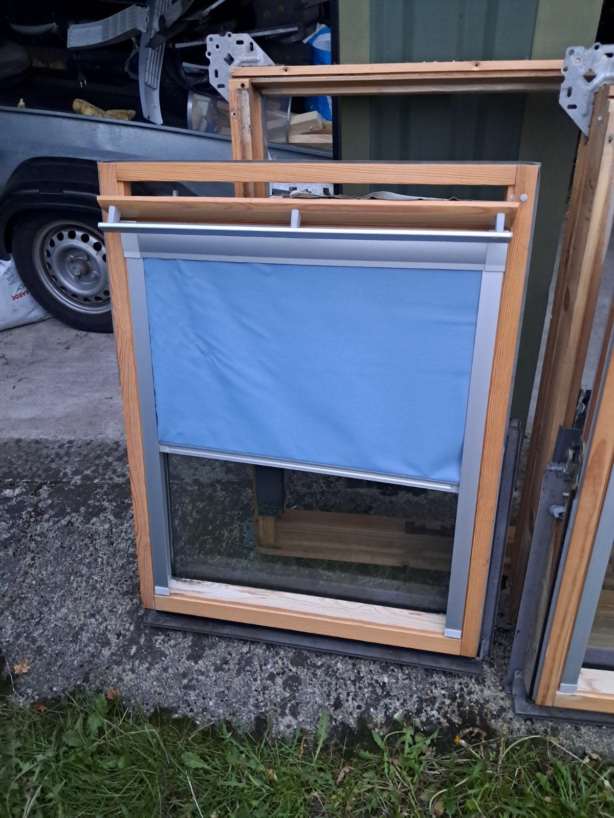 Velux Dakraam GGL MD4 3059 met Rolgordijn, Gebruikt, Minder dan 80 cm, 80 tot 120 cm, Ophalen of Verzenden