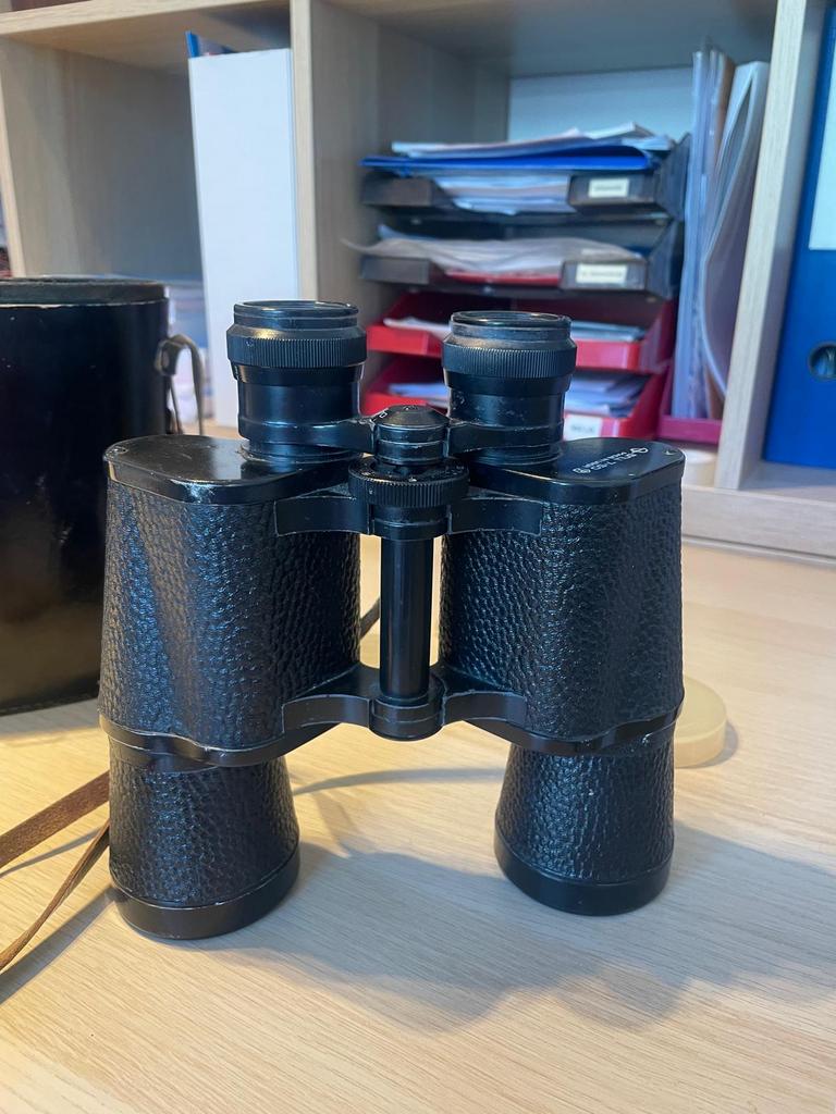 Vintage Verrekijker BPC 7x50 - Made in USSR - Inclusief Tas, Audio, Tv en Foto, Optische apparatuur | Verrekijkers, Gebruikt, Porro (met knik)