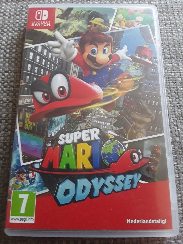 Nintendo Switch Game Super Mario Odyssey, Spelcomputers en Games, Avontuur en Actie, 2 spelers, Ophalen of Verzenden, Zo goed als nieuw