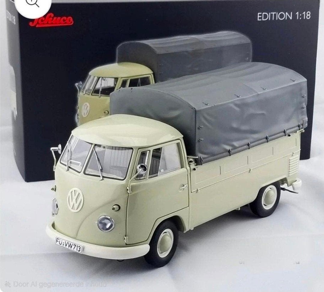 Schuco Volkswagen T1 Pritsche
Zeldzaam
1:18

Verzendkosten e, Hobby en Vrije tijd, Ophalen of Verzenden, Nieuw, Overige merken