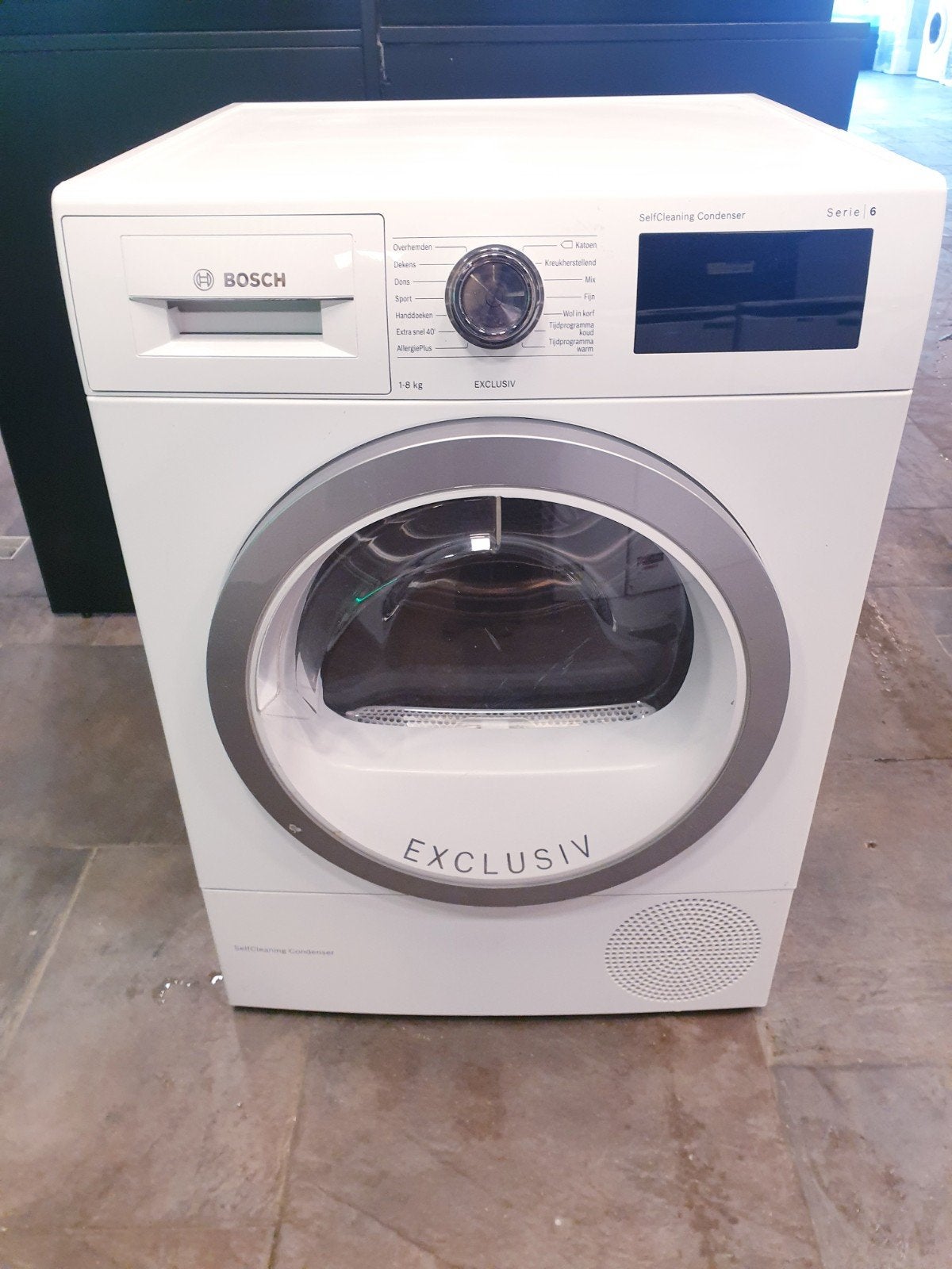 warmtepomp droger Bosch 8kg Exclusiv A+ 1JAAR Garantie