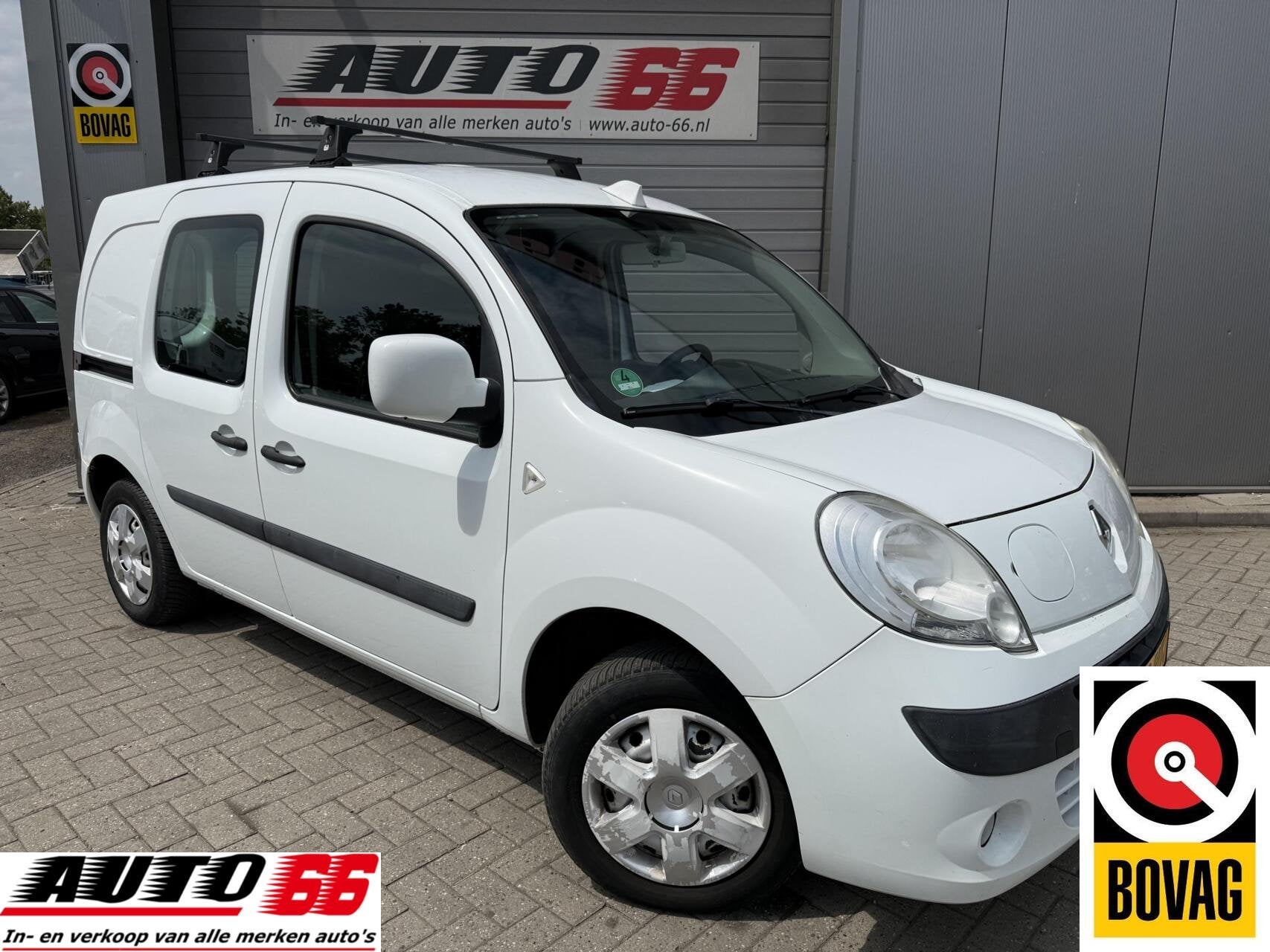Renault Kangoo Express Z.E. AIRCO, Auto's, Automaat, Stof, Gebruikt, Zwart